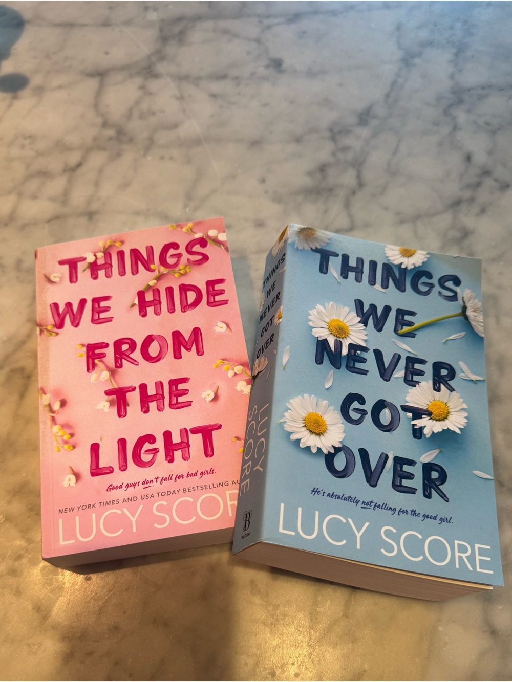 NEW Set of 2 Lucy Score books Things We Never Got Over + 1